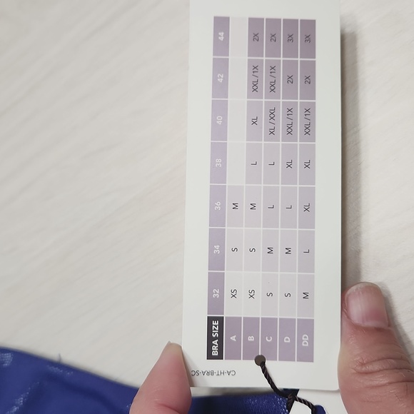 Calia by Carrie Made to Play Bra Foil Animal Navy Sz Small NWT - Picture 3 of 7